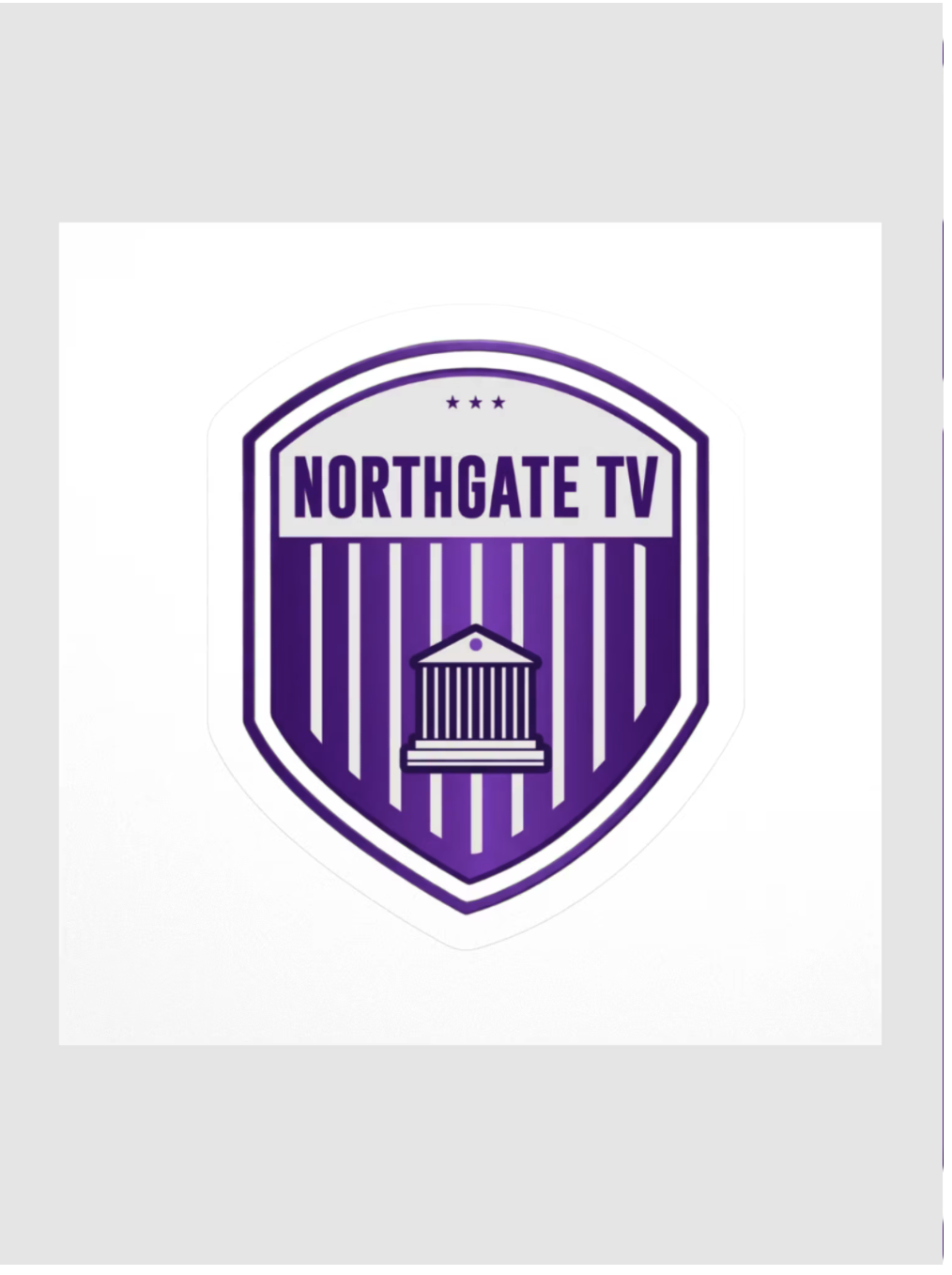 Northgate TV — Logo Sticker